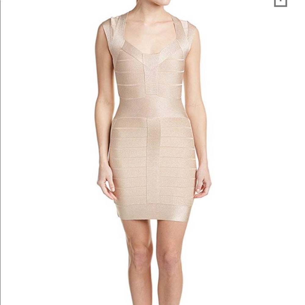 NWT French Connection Rose Gold Mini Dress